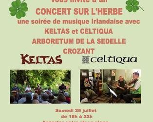Samedi 29 juillet 2017 – CONCERT SUR L’HERBE