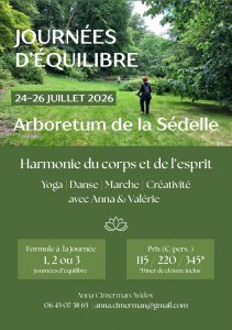 JOURNEES D&rsquo;EQUILIBRE – Harmonie du corps et de l&rsquo;esprit